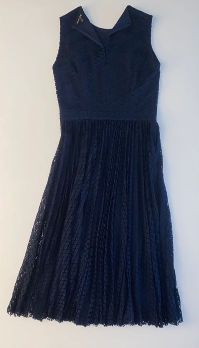 Vestido Plissado Massimo Dutti Tamanho 38