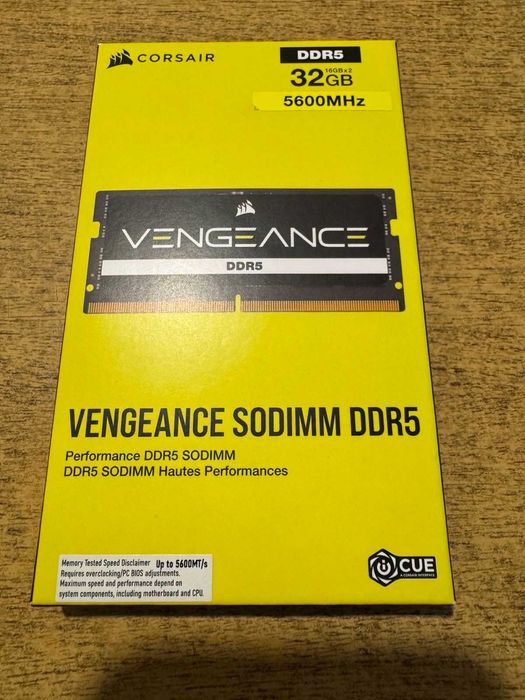 Pamięć RAM Corsair Vengeance SODIMM DDR5 32GB (2x16GB) 5600MHz