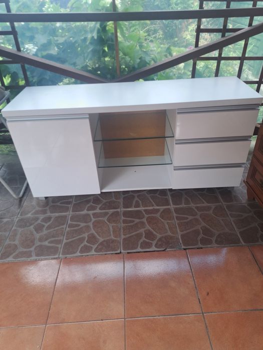 Szafka RTV biały połysk