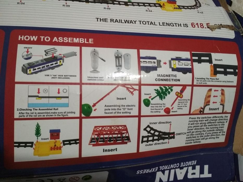 Продам дитячу залізницю на батарейках