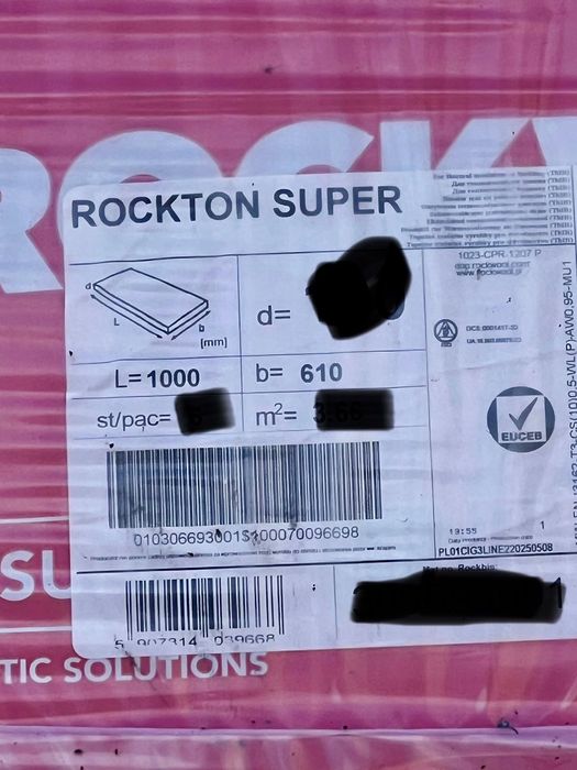 Wełna mineralna 14cm Lambda 035 rockwool rockton super