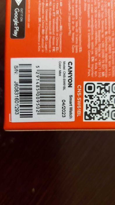 Smartwatch Canyon SemiFreddo SW-61 damski