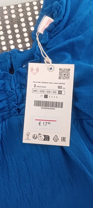 Vestido azul Zara Kids