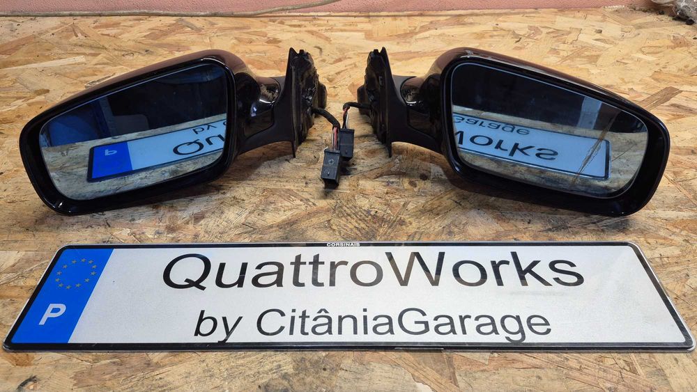 Retrovisores Simétricos Facelift Elétricos e Aquecidos Audi A4 B5 8D 1995 a 2001