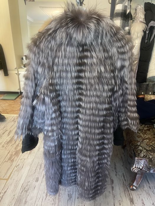 Пальто кофтинка з чорнобурки