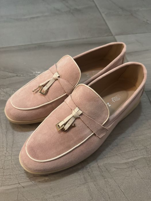 mokasyny różowe nowe renee wiosenne 37