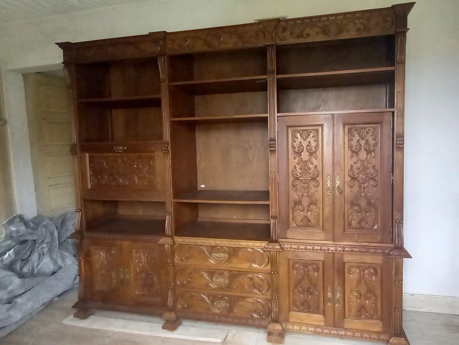 Movel sala classico em madeira maciça