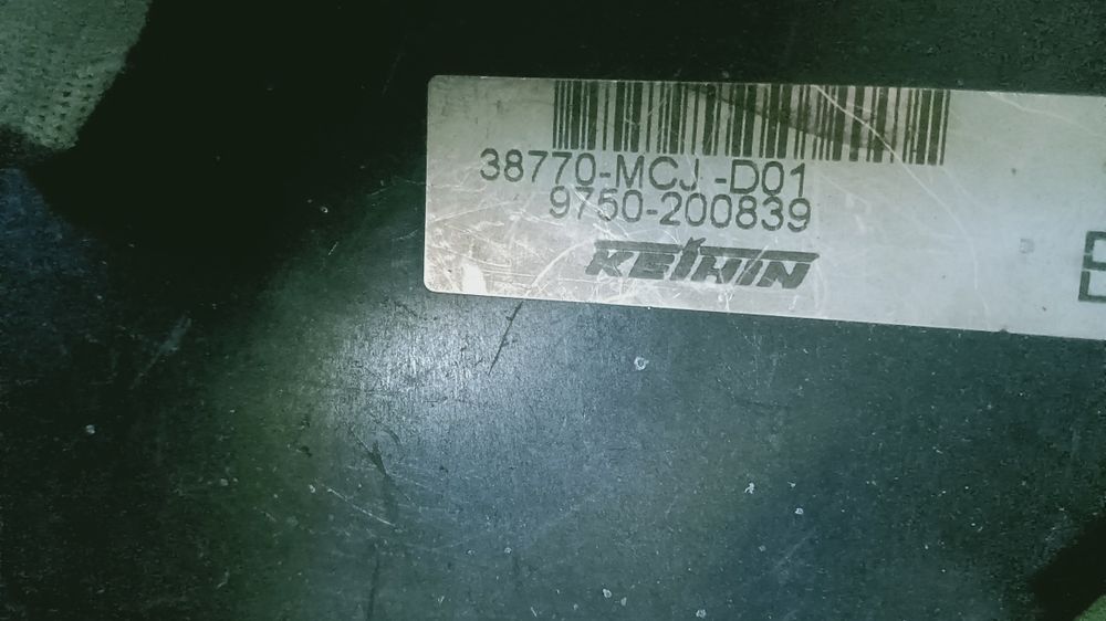 Instalação elétrica km centralina Honda CBR 954 de 2003