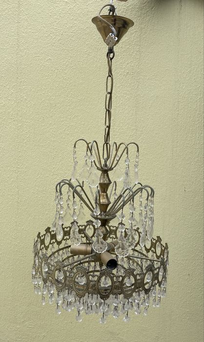 Candeeiro de teto + 2 candeeiros de mesa de cabeceira