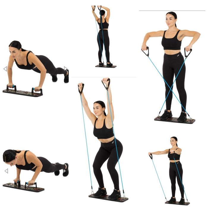 Многофункциональная доска для отжиманий, эспандер для