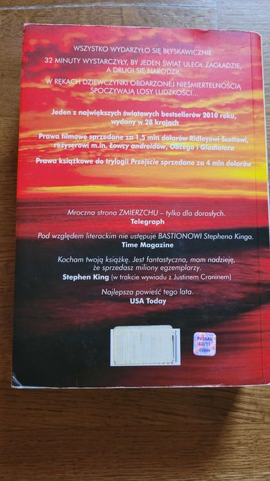 Justin Cronin, Przejście