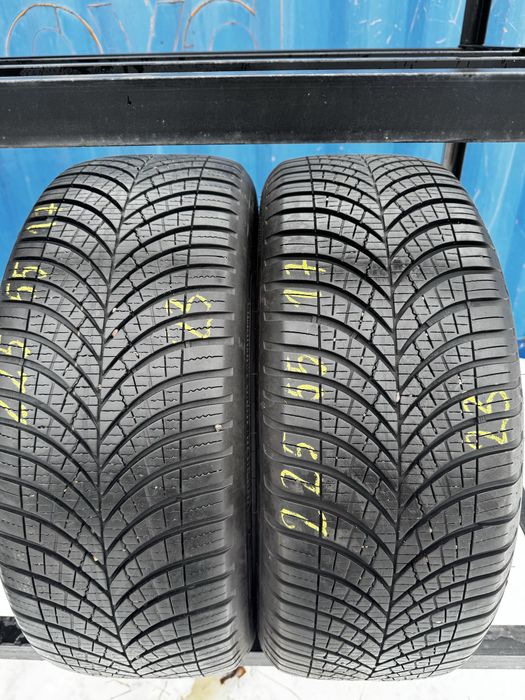 Dwie Opony goodyear vector 4seasons gen-3 225/55/17 2023r.