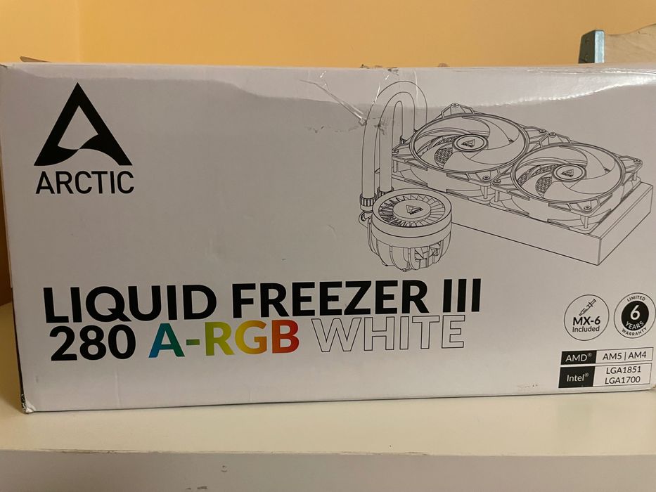 Artic liquid freezer III ARGB WHITE, nowe z gwarancją