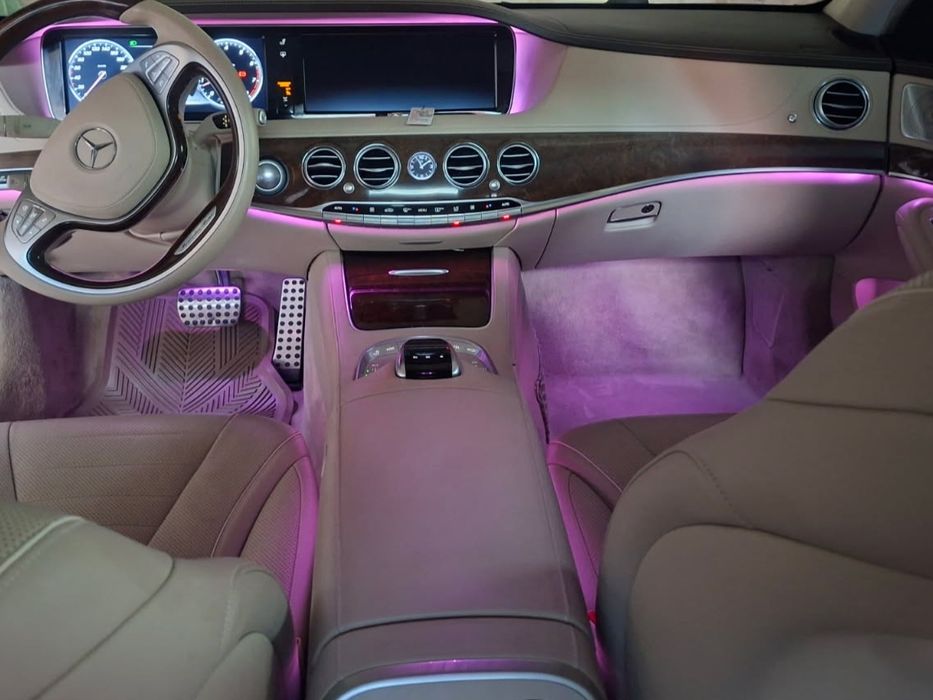 Auto do ślubu Mercedes S AMG biały