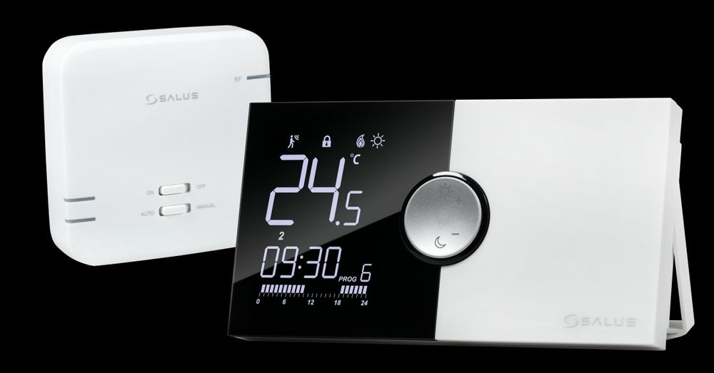 Bezprzewodowy natynkowy regulator tygodniowy bateryjny SALUS 091 PRO RF