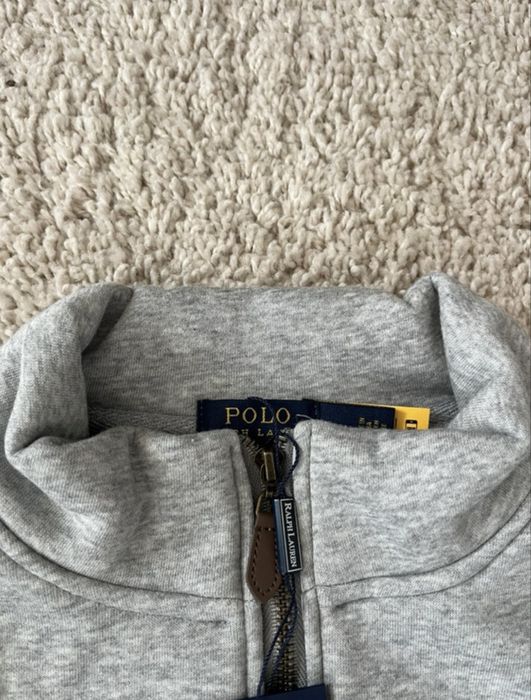 Camisola Polo Ralph Lauren Cinzenta Half-Zip | Original
