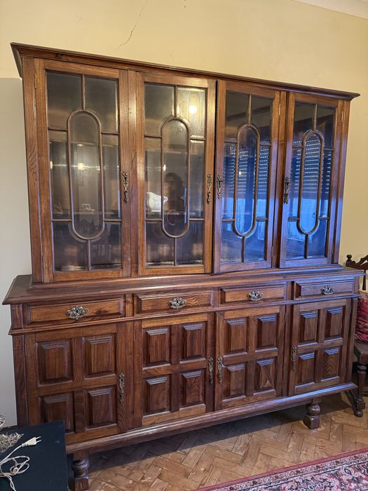 Conjunto Mobilia Sala Madeira Maciça