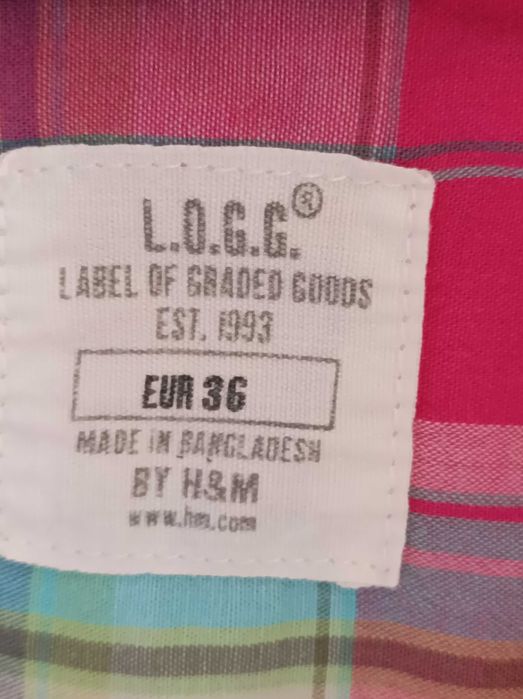 Bluzka krata H&M rozm 36