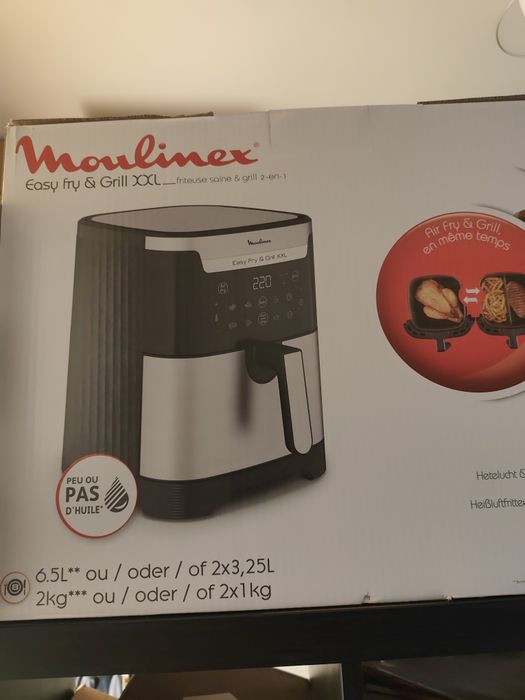 Air fryer Moulinex XXL de 6,5litros ou 2kg
