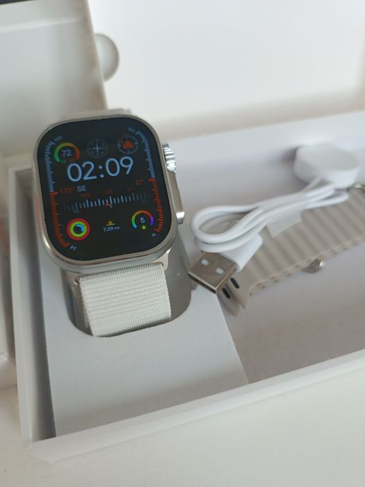 Розпродаж!!! Для школяриків!!! Смарт годинники GS Wear GS9 Ultra у розмірі 49 мм, що імітують дизайн Apple Watch Ultra.