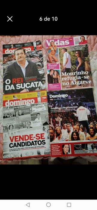 Revistas variadas. Também croché, rendas