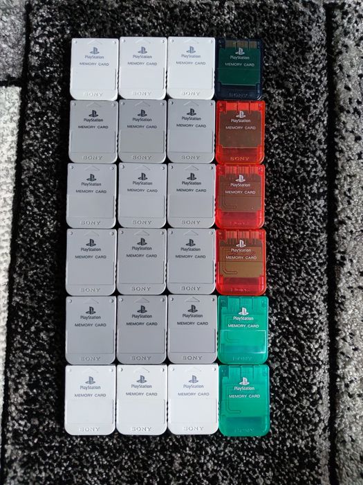Sony PlayStation One PSOne cartões de memória