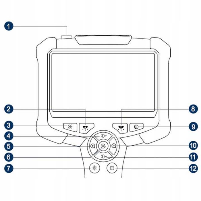 Kamera inspekcyjna warsztatowa endoskopowa 5m do rur silnika FULL HD