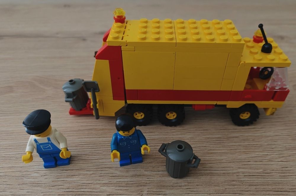 Lego Legoland 6693 śmieciarka, tylko klocki