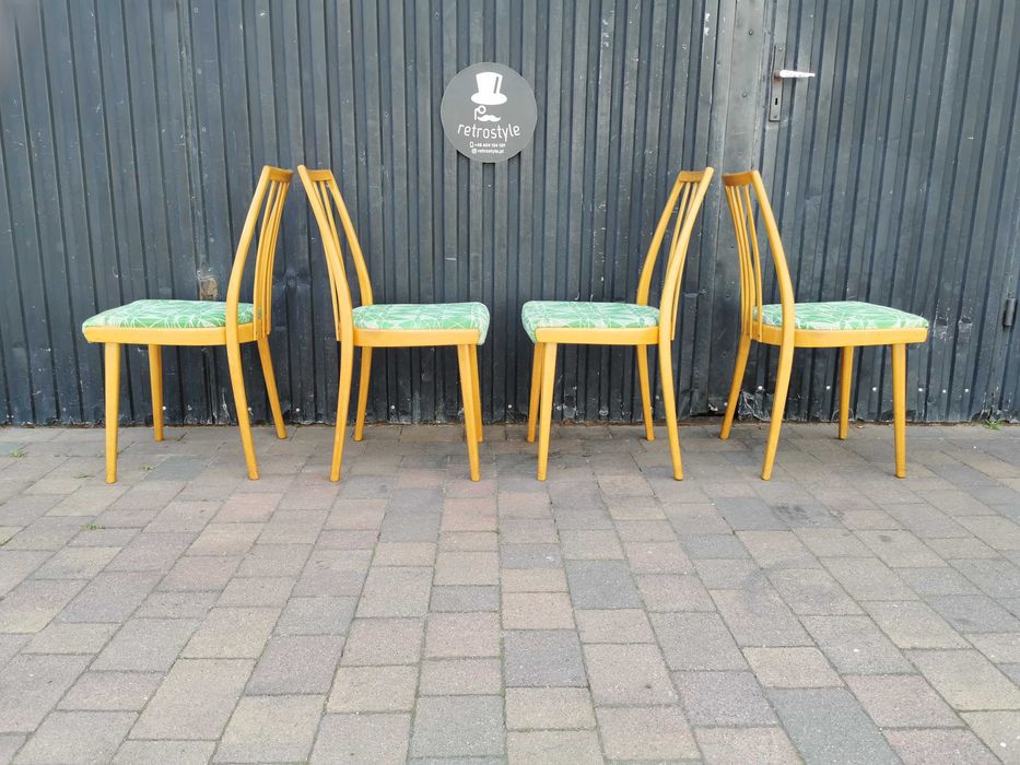 Krzesła TON proj. Antonín Šuman, Czechosłowacja '60 Design, Prl, RETRO