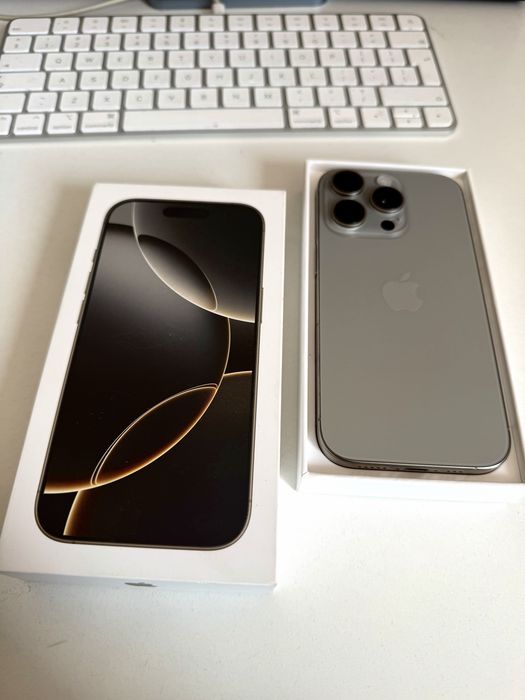 Gwarancja 27/01/2027 iPhone 16 Pro 128gb Natural Bateria 100%