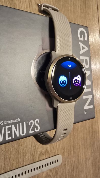 Smartwatch garmin venu 2s pudełko + ładowarka ZŁOTY GOLD GPS