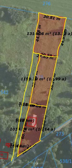 Działka budowlana 4300m2 z potencjałem podziału + dom w stanie surowym | Lubasz
