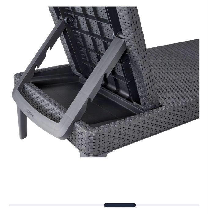 Esperguicadeira em resina antracite