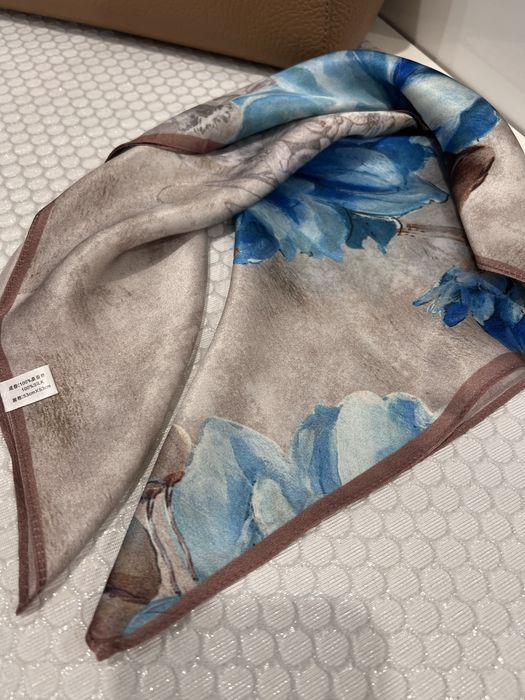 Naturalny jedwab apaszka, chusta 100% silk