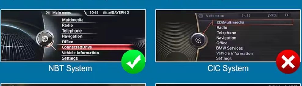 Блок carplay Android auto BMW на систему NBT та CIC