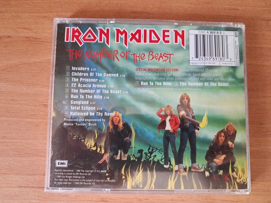 Iron Maiden the number of the beast CD