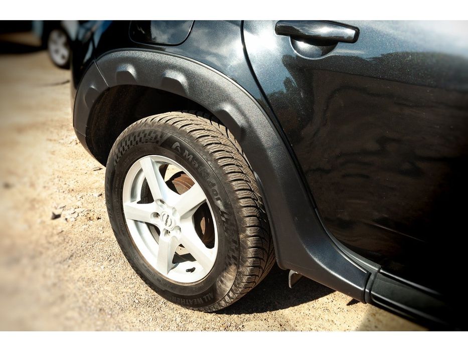 Renault Duster 2008-2017 Розширювачі арок з виступами (8 шт, ABS)