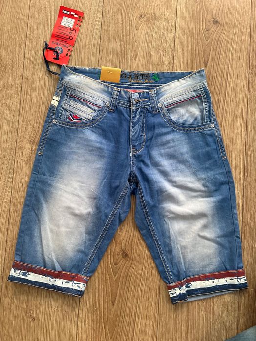 Шорты(бриджи) капри мужские джинсовые / джинсові шорти чоловічі