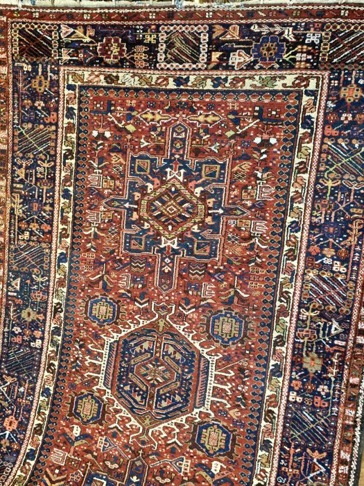Stary perski Kobierzec Heriz Karayah 440x150 Rękodzieło od Persopolis