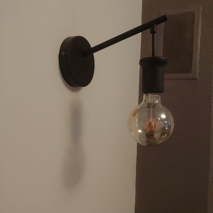 Luminária com lâmpada
