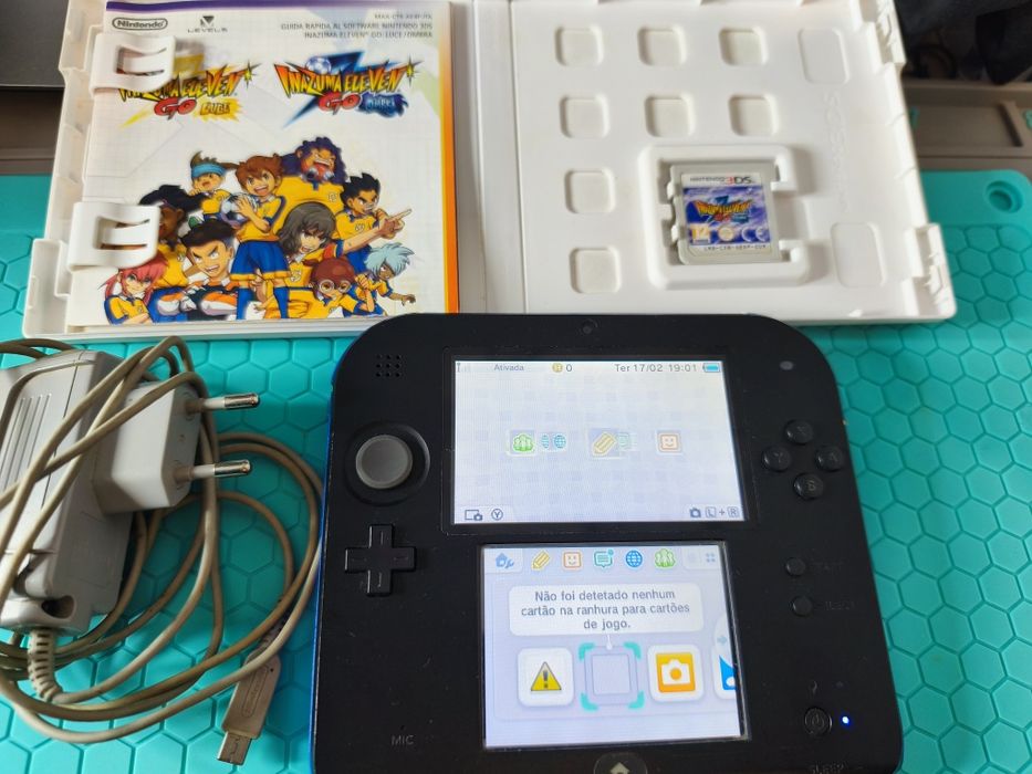 Nintendo 2DS + Inazuma Eleven Go Shadow 3DS Liga ao Viana