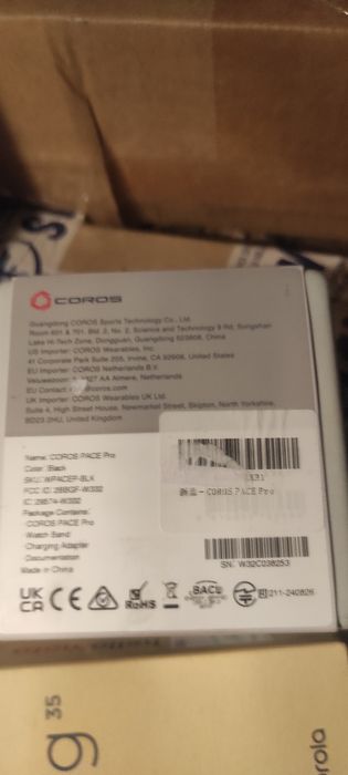 Smartwatch coros pace pro