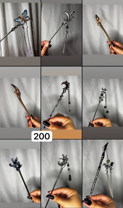 Китайська шпилька для волос/ крабик