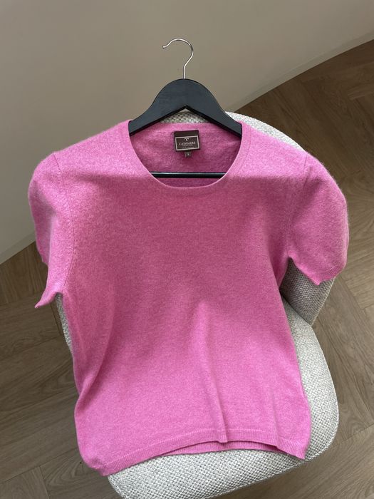 100 % кашемір футболка светр M/L рожева стиль cos