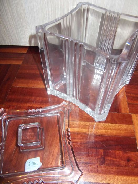 Caixa quadrada colecção/Collection square box-Royal Cristal Atlantis