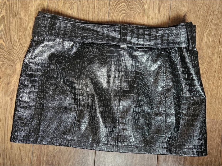 Mega Sexi Mini Spódniczka Z Szerokim Paskiem Roz. XXXL/46/18