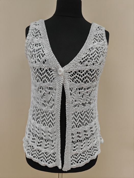 Kamizelka robiona na szydełku