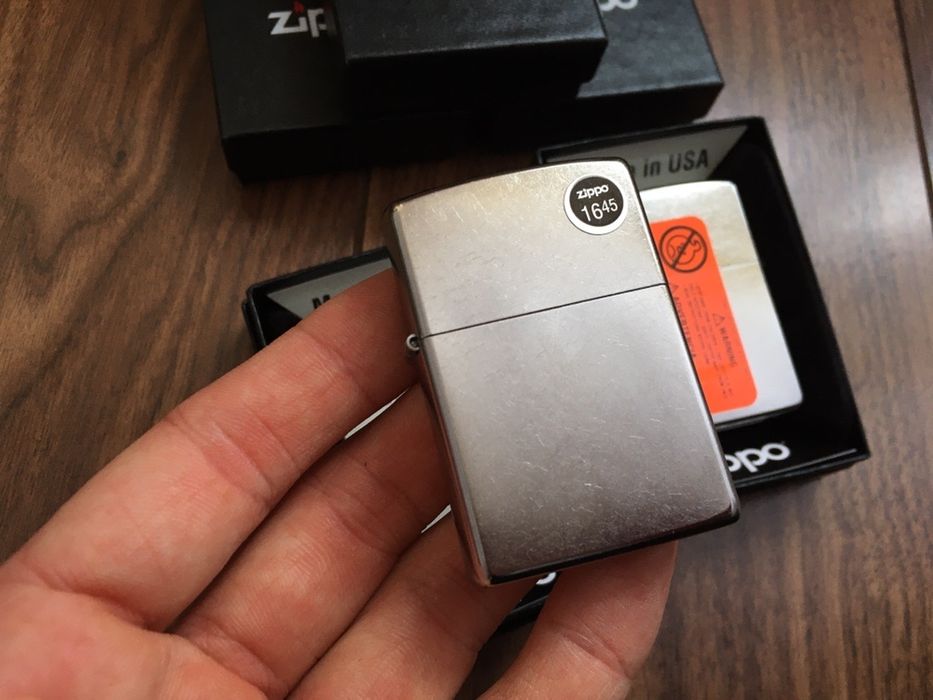 Новые оригинальные зажигалки Zippo Regular Street Chrome, покрытие 207