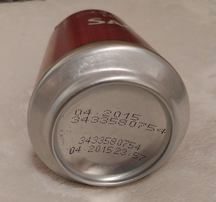 Lata cerveja Sagres comemorativa centenario FPF 2014