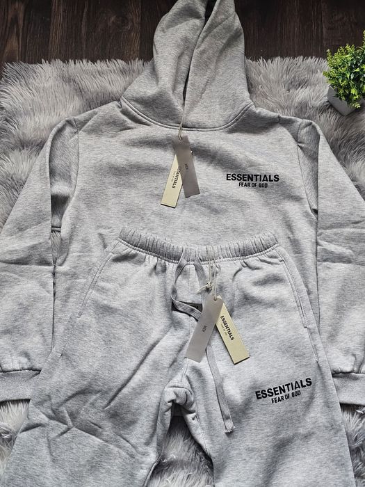 Сірий костюм Essentials S-M-L "Худі та штани"